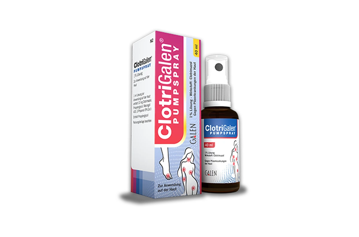 Clotrigalen Packshot Pumpspray Packshot von Clotrigalen Pumpspray