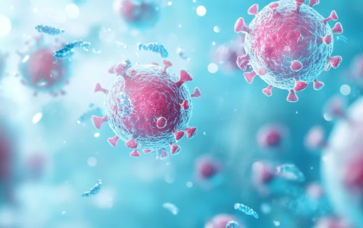 Schema Darstellung Virus